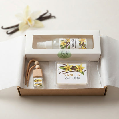 Vanilla Comfort Gift Box – Cozy Home Fragrance Set | 3, 4 or 6 Pieces