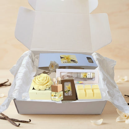 Vanilla Comfort Gift Box – Cozy Home Fragrance Set | 3, 4 or 6 Pieces