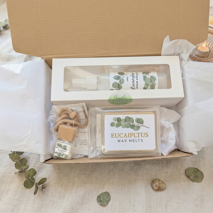 Eucalyptus Retreat Gift Box – Aromatherapy Spa Set | 3, 4 or 6 Pieces