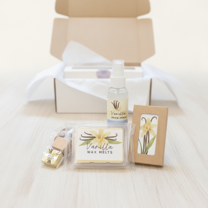 Vanilla Comfort Gift Box – Cozy Home Fragrance Set | 3, 4 or 6 Pieces
