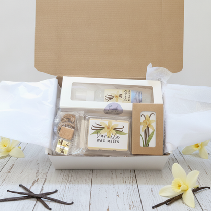 Vanilla Comfort Gift Box – Cozy Home Fragrance Set | 3, 4 or 6 Pieces