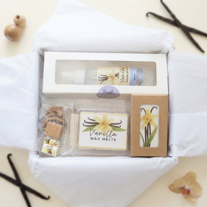 Vanilla Comfort Gift Box – Cozy Home Fragrance Set | 3, 4 or 6 Pieces