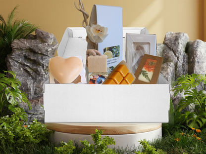 Cedar & Stone Gift Box – Woodsy Unisex Home Fragrance Set | 3-Piece, 4-Piece, or 6-Piece Options | Gift for Men & Women, Ready to Give