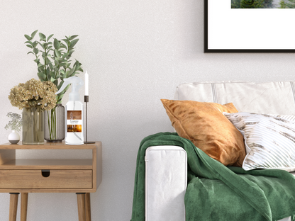 Warm & Cozy Room & Linen Spray Collection – Handcrafted Air Fresheners with Vanilla, Amber, Pear, and Comforting Seasonal Scents 4oz