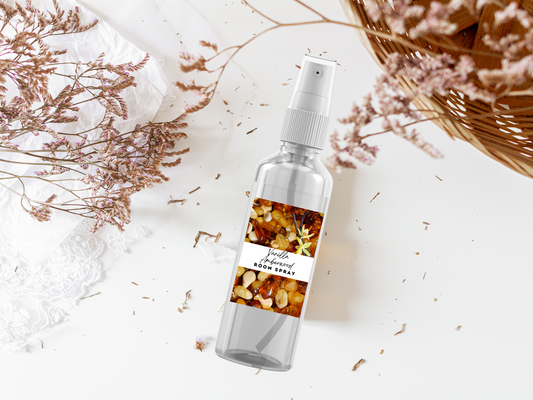 Warm & Cozy Room & Linen Spray Collection – Handcrafted Air Fresheners with Vanilla, Amber, Pear, and Comforting Seasonal Scents 4oz