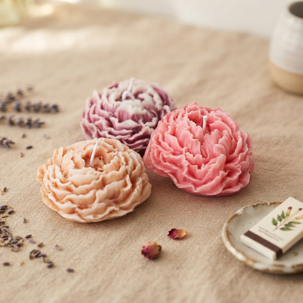 Wax Flower Freshener – Fall & Winter | Cozy, Woodsy & Spiced Scents