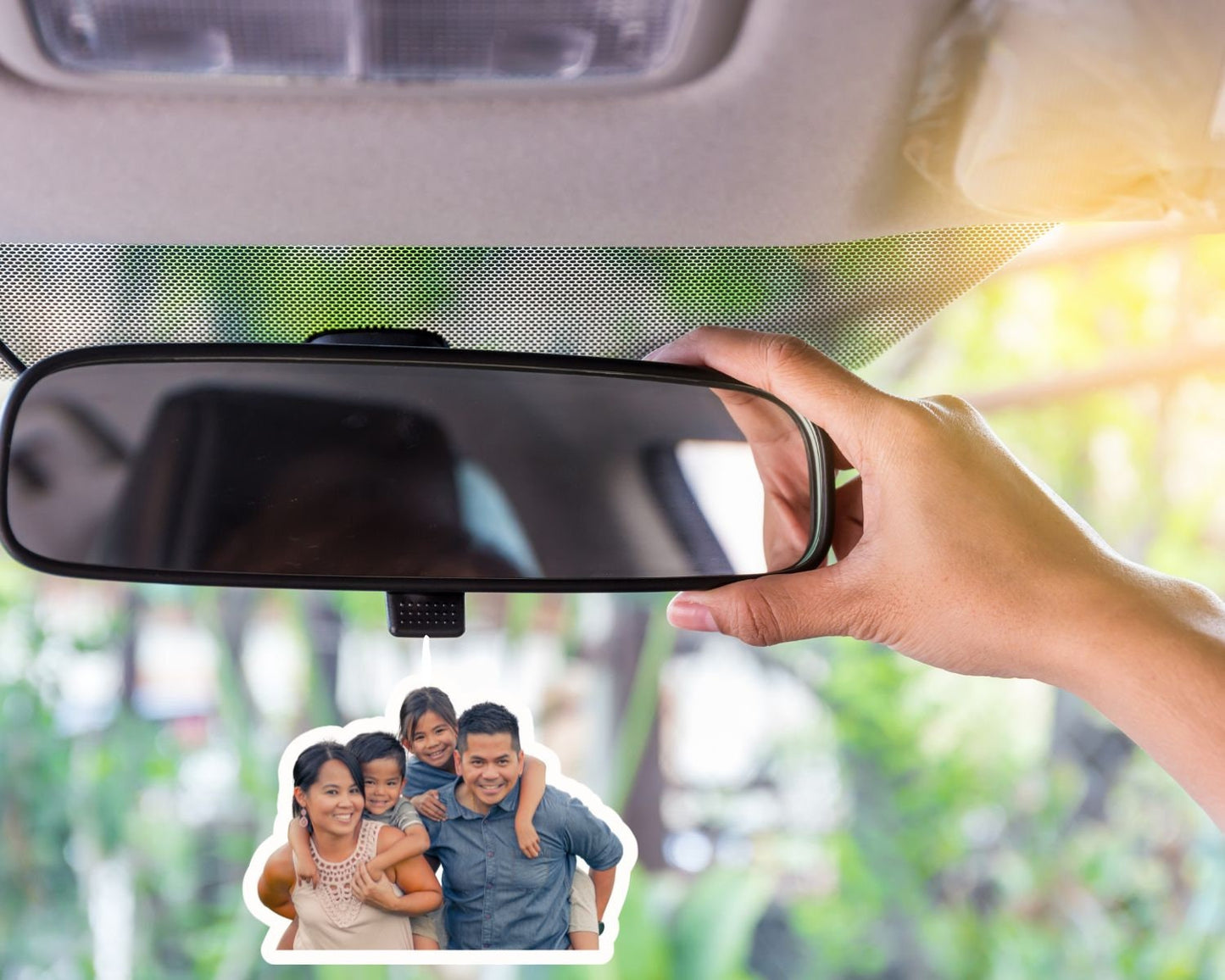 Custom family photo freshener| car freshener | Friends photo gift | Car freshie | New car gift | Custom photo car gift | Strong scent