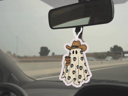 Ghost Gang Car Freshener Set of 3 — Candy Corn, Cowboy &amp; Spiderweb