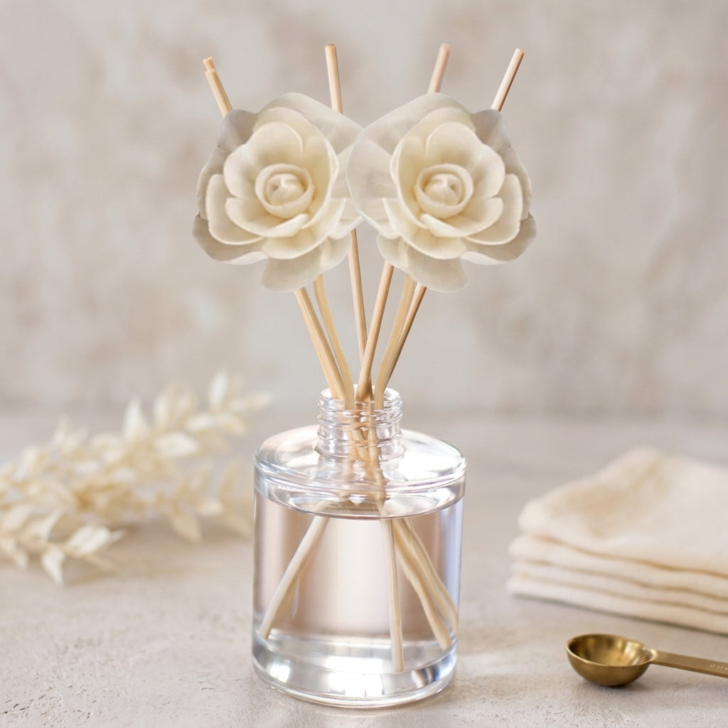 Floral & Feminine Reed Diffuser Collection – Rose, Lavender & Jasmine