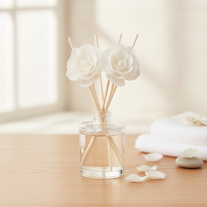 Floral & Feminine Reed Diffuser Collection – Rose, Lavender & Jasmine