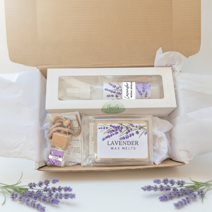 Lavender Serenity Gift Box – Calming Spa Set | 3, 4 or 6 Pieces