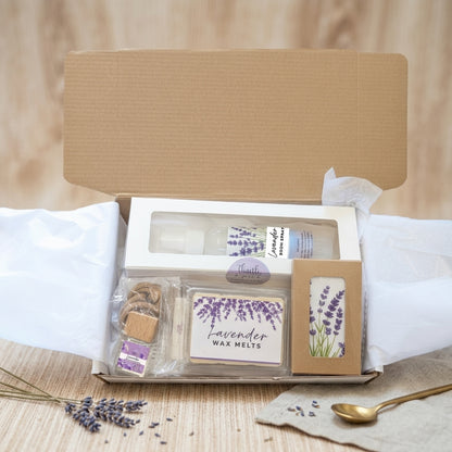 Lavender Serenity Gift Box – Calming Spa Set | 3, 4 or 6 Pieces