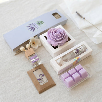 Lavender Serenity Gift Box – Calming Spa Set | 3, 4 or 6 Pieces