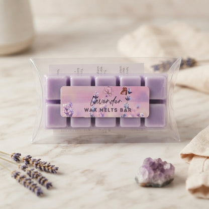 Snap bar of soy wax melts in elegant romantic floral scents