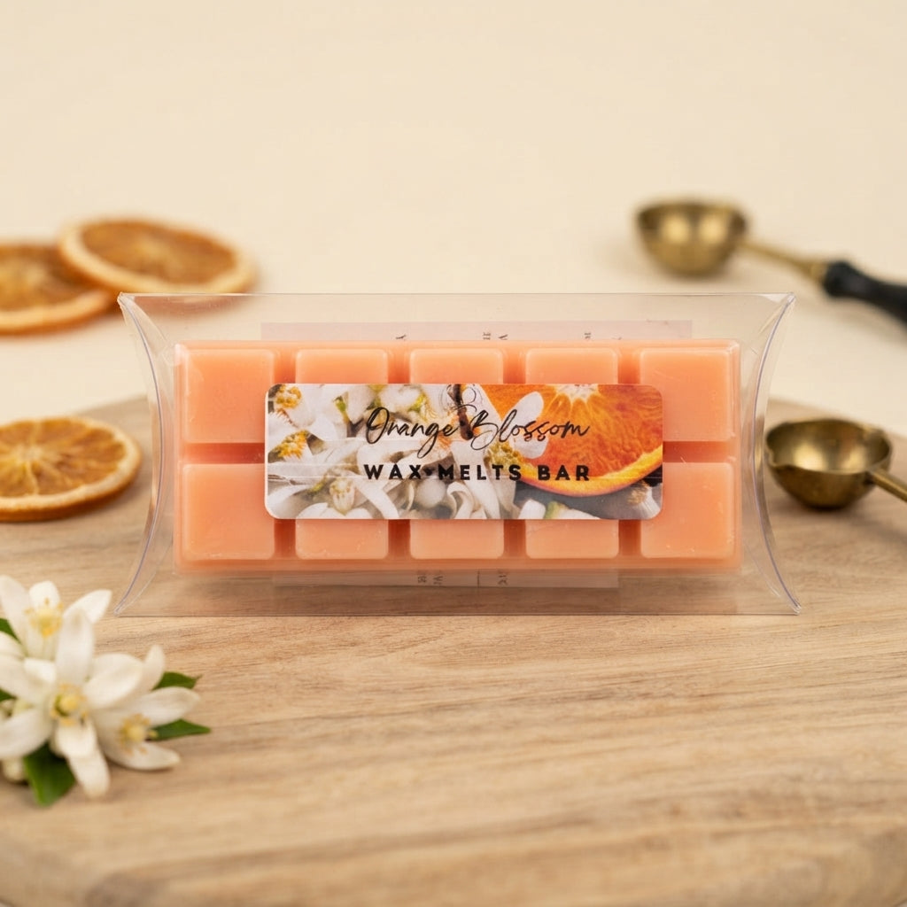 Snap bar of soy wax melts in cozy, woodsy and spiced fall and winter scents